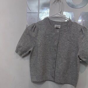 Zara Kids Light Gray Button Down Shirt